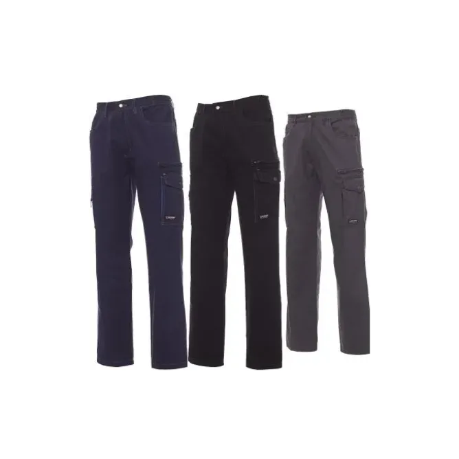 Pantaloni da lavoro Multitasche in Cotone con Triple Ciciture Texas - Payper AY 7338
