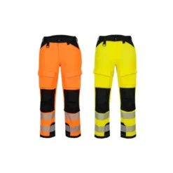 Pantaloni da Lavoro Portwest Alta Visibilità PW3 Harness T142 Stretch Multitasche