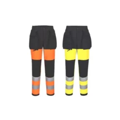 Pantaloni da Lavoro Portwest Alta Visibilità Service WX2 CD847 Multitasche Stretch Donna