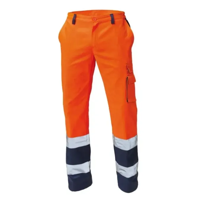 Pantaloni da Lavoro Siggi Bicolore Alta Visibilità Step One AV 69SE0335/00-9016