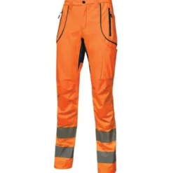Pantaloni da Lavoro Softshell Stretch Elasticizzati Alta Visibilità Multitasche U-Power Ren HL186OF