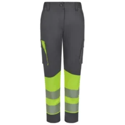 Pantaloni da Lavoro Velilla Alta Visibilità Multitasche Stretch Bicolore 303032S