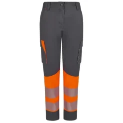 Pantaloni da Lavoro Velilla Alta Visibilità Multitasche Stretch Bicolore 303032S