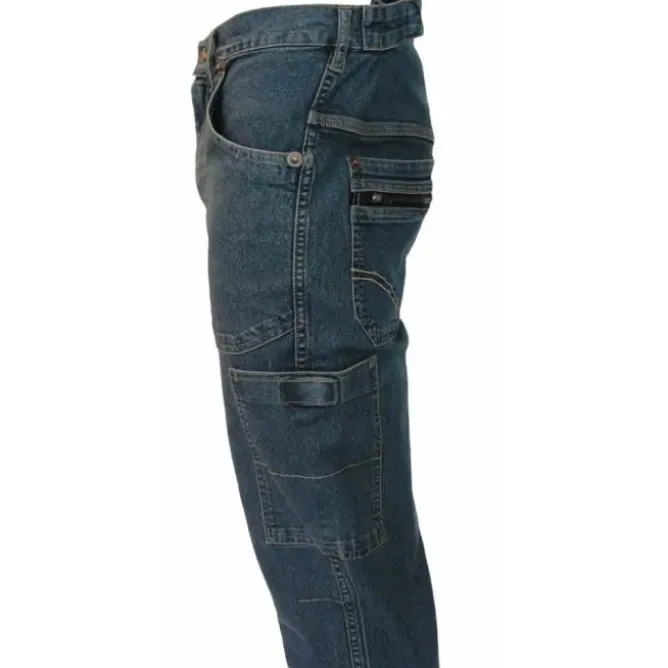 Pantaloni Jeans da Lavoro Multitasche Stretch Mech Siggi