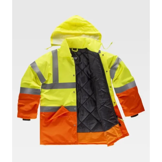 Parka da Lavoro Imbottito Alta Visibilità C3716 - Workteam