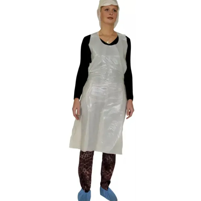 100 Pezzi - Grambiule da Lavoro Covergurad Polyethylene Apron Monouso MO56220