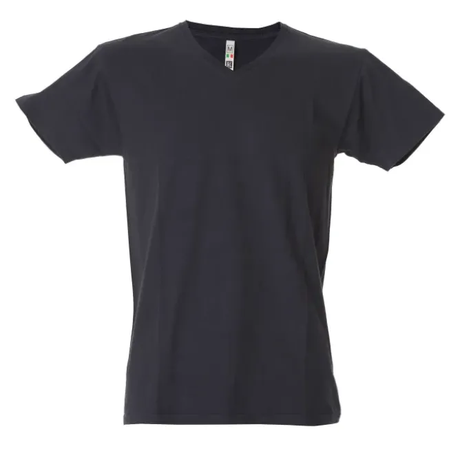 5 Pezzi - T-Shirt collo a V da Lavoro 100% Cotone JRC Venezuela 991884