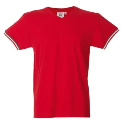 5 Pezzi - T-Shirt collo a V da Lavoro 100% Cotone JRC New Milano 989973