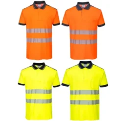 Polo da Lavoro Alta Visibilità PW3 Portwest T180
