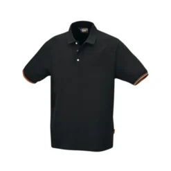 Polo da Lavoro Beta 100% Cotone Nero 7547N