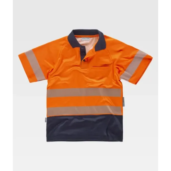 Polo da Lavoro Combinata Alta Visibilità C3895 - Workteam
