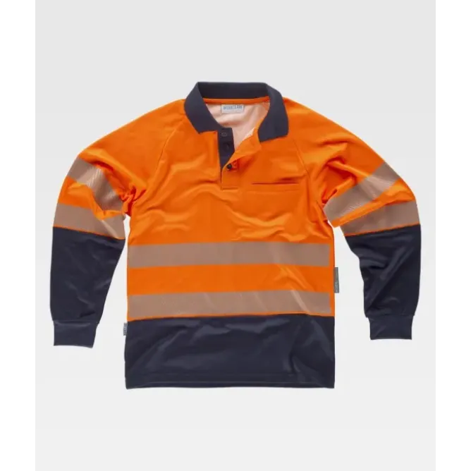 Polo da Lavoro Combinata M/L Alta Visibilità C3896 - Workteam