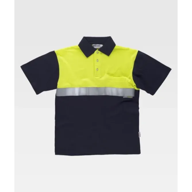Polo da Lavoro 100% Cotone Alta Visibilità C3841 - Workteam