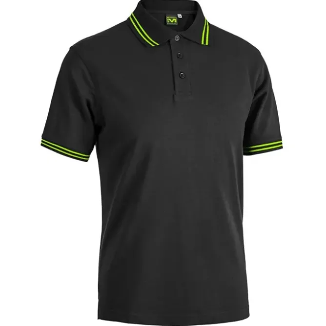 Polo da Lavoro 100% Cotone Sottozero Smith Black Line E0486