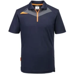 Polo da Lavoro Mezza Zip Portwest DX410
