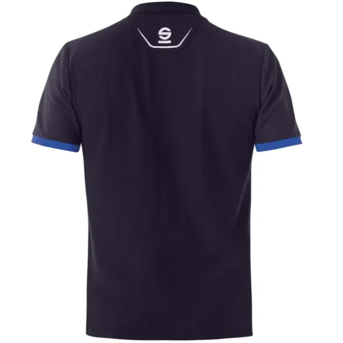 Polo da lavoro PORTLAND Sparco in cotone 100% - Blu scuro