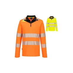 Polo da Lavoro Portwest DX419 Alta Visibilità Manica Lunga