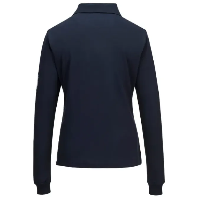 Polo da Lavoro Portwest FR758 Ignifuga Antistatica Anticalore Donna Manica Lunga