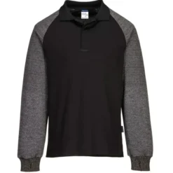 Polo da Lavoro Portwest Maniche Lunghe Resistenti al Taglio CR15