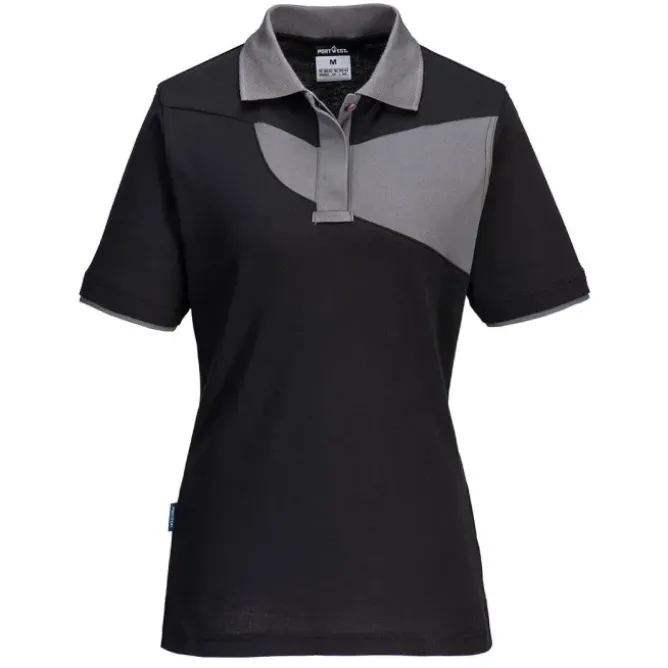 Polo da Lavoro Traspirante Metalfree da Donna Portwest PW219