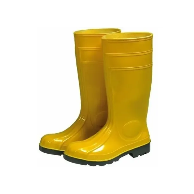 PVC - Stivale antinfortunistico - S5 Puntale + Lamina. Giallo.