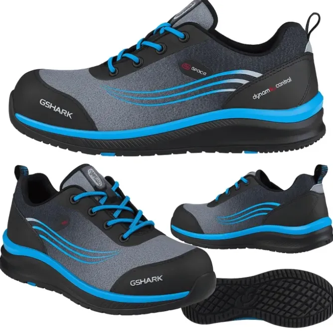 Scarpe Antinfortunistiche Basse Ultraleggere GShark Squash 2.0 S3 SRC Traspiranti Comode Antiscivolo
