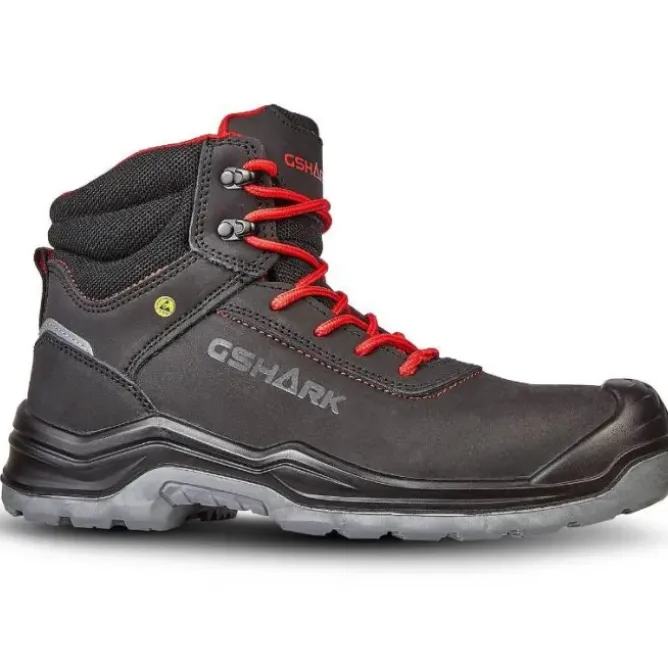 Scarpe Antinfortunistiche GShark Boss S3S FO SR ESD Alte Impermeabili Leggere Resistenti