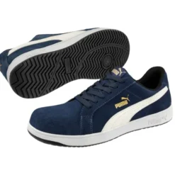 Scarpe antinfortunistiche Puma Iconic Suede Navy Low S1P FO HRO ESD SRC 640020