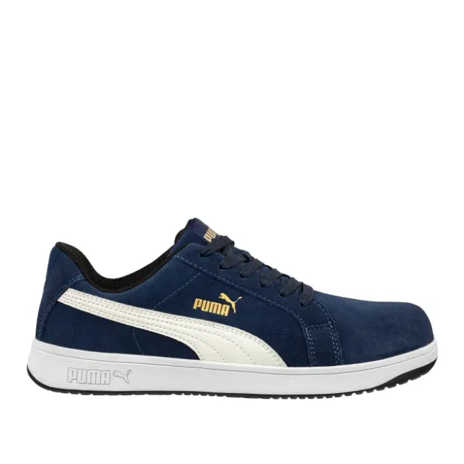 Scarpe antinfortunistiche Puma Iconic Suede Navy Low S1P FO HRO ESD SRC 640020