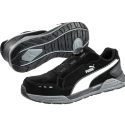 Scarpe antinfortunistiche Puma Airtwist Black Disc Low con chiusura BOA S3 HRO ESD SRC 644651
