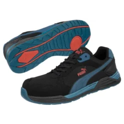 Scarpe antinfortunistiche Puma Frontside Black/Blue Low S1P HRO ESD SRC 644660