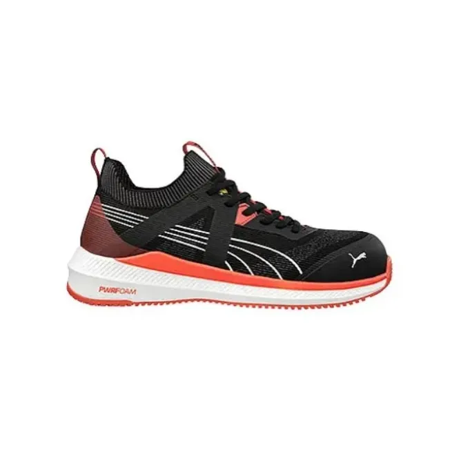 Scarpe antinfortunistiche Puma Turbo Black/Red Low S1PS ESD FO HRO SR 645020