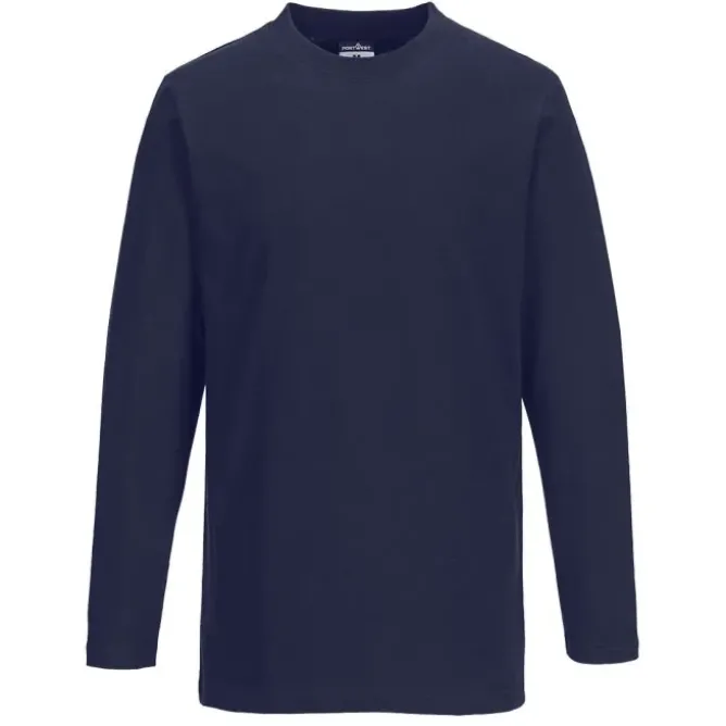 T-Shirt a maniche lunghe da Lavoro 100% Cotone Portwest B196