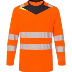 T-Shirt da Lavoro Alta Visibilità Manica Lunga Portwest DX416