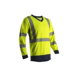 T-shirt Da Lavoro Coverguard Maniche Lunghe Suno 7SUNR Alta Visibilità