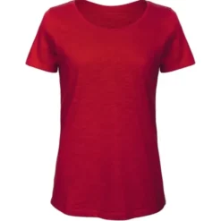 T-shirt Da Lavoro Inspire Slub T Manica Corta da Donna B&C Collection - BCTW047