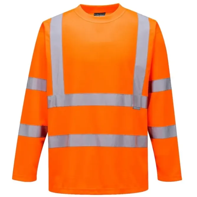 T-shirt da Lavoro Maniche Lunghe Alta Visibilità Portwest S178