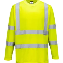 T-shirt da Lavoro Maniche Lunghe Alta Visibilità Portwest S178